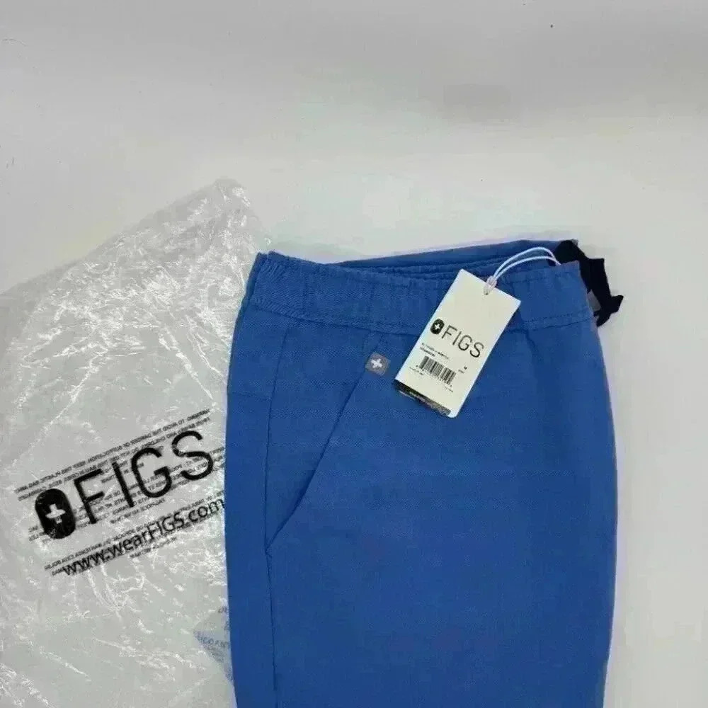 BRAND NEW WITH TAGS FIGS Men's  CIELE BLUE Color Tansen Jogger Scrub Pants Multi